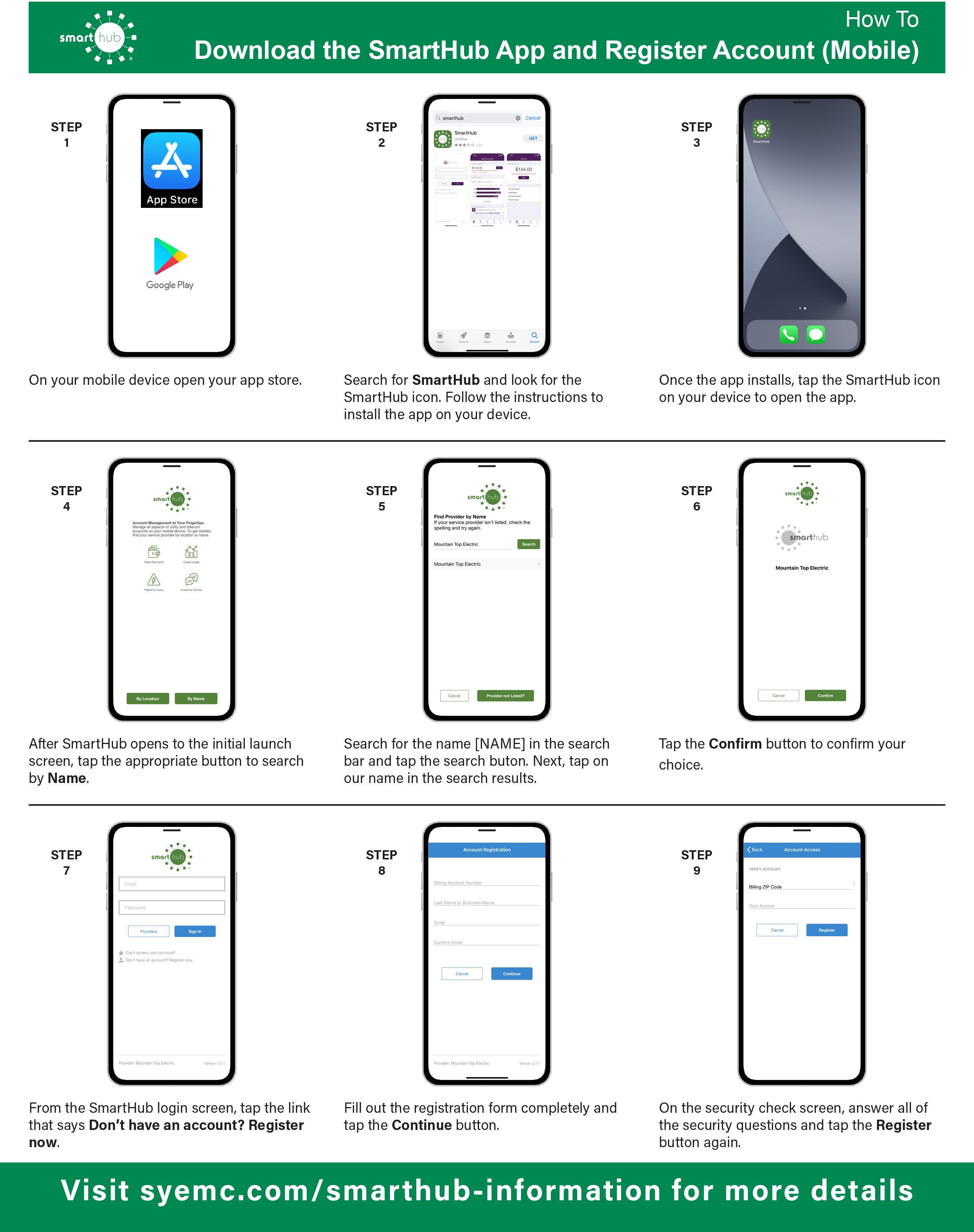 mobile instructions